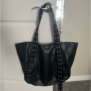 All Saints leather tote